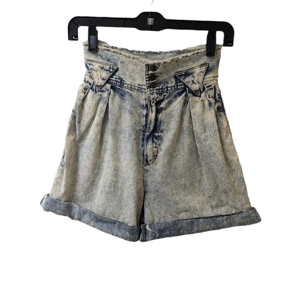 Memphis Vintage Acid Wash Jean Shorts